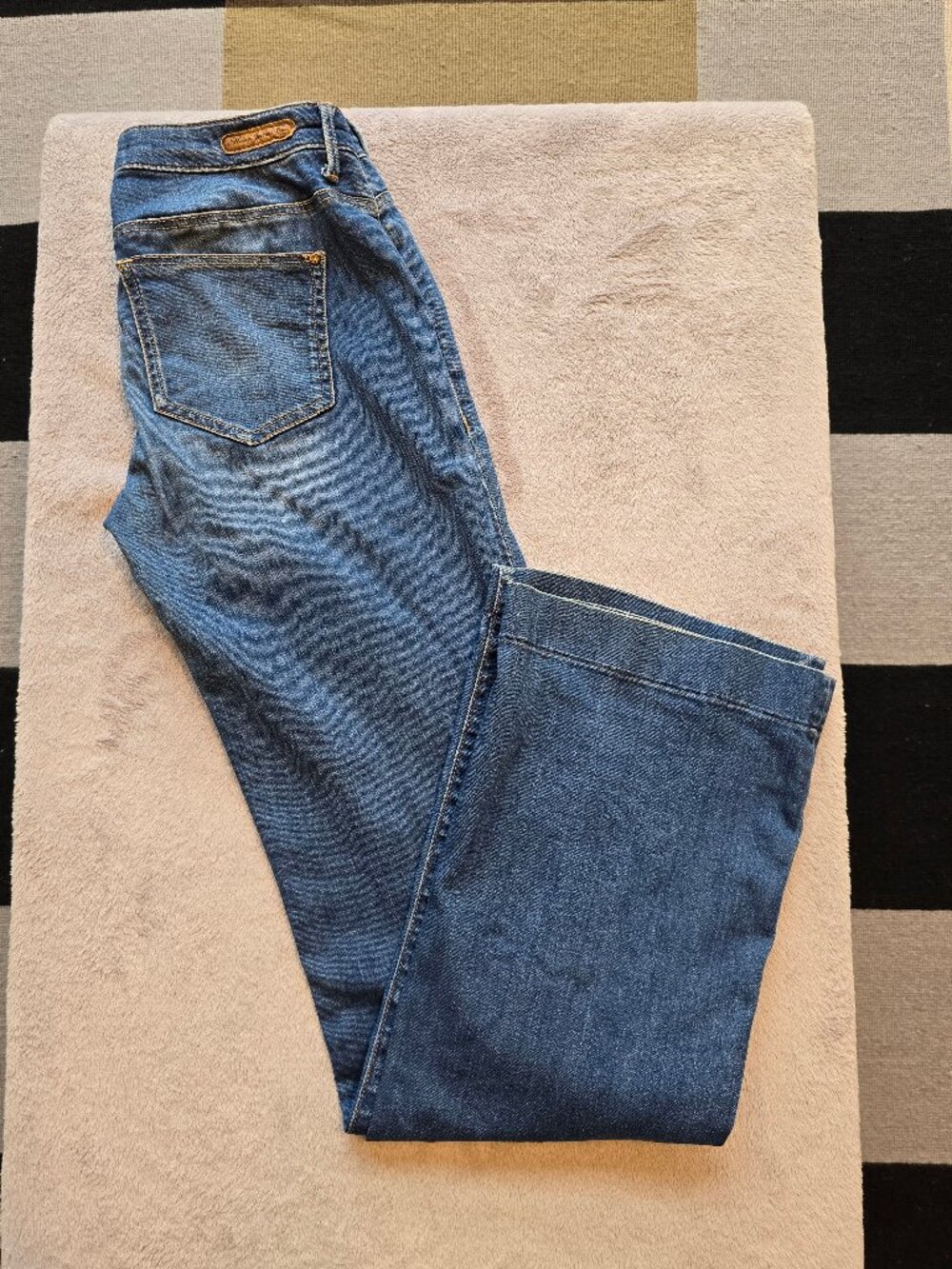 Mavi Florida Wide Leg Jeans Size 28/36 Mid Brushed Classic Blue